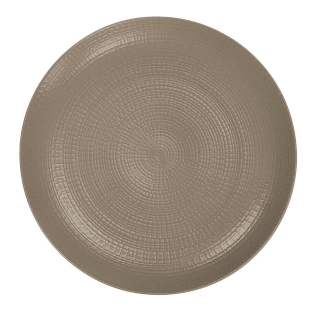 BORD PLAT 28.0CM MODULO NATURE TAUPE